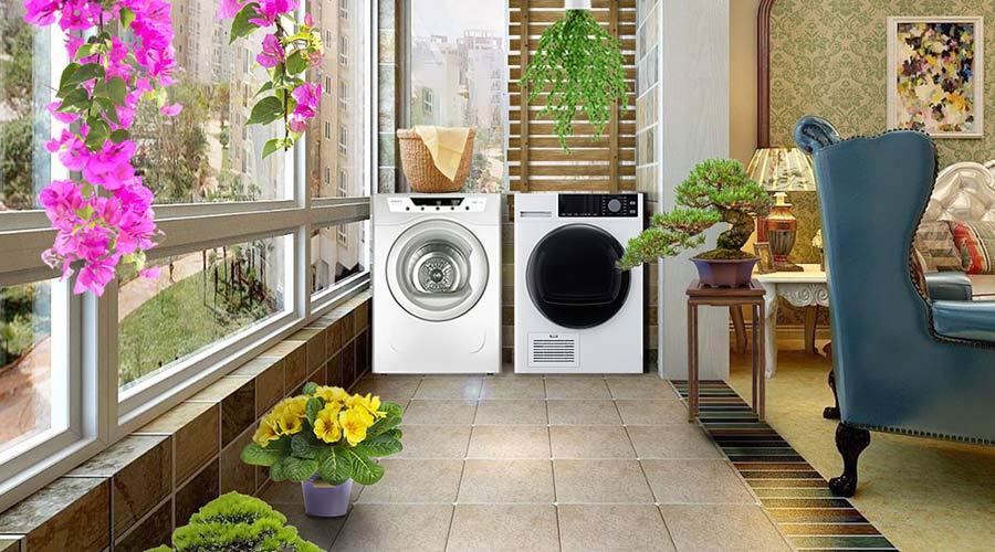 家居陽臺晾曬衣物不干怎么辦，衣物烘干機來解決！