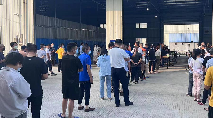 支援防疫是責(zé)任！金環(huán)電器助力鶴山核酸檢測(cè)