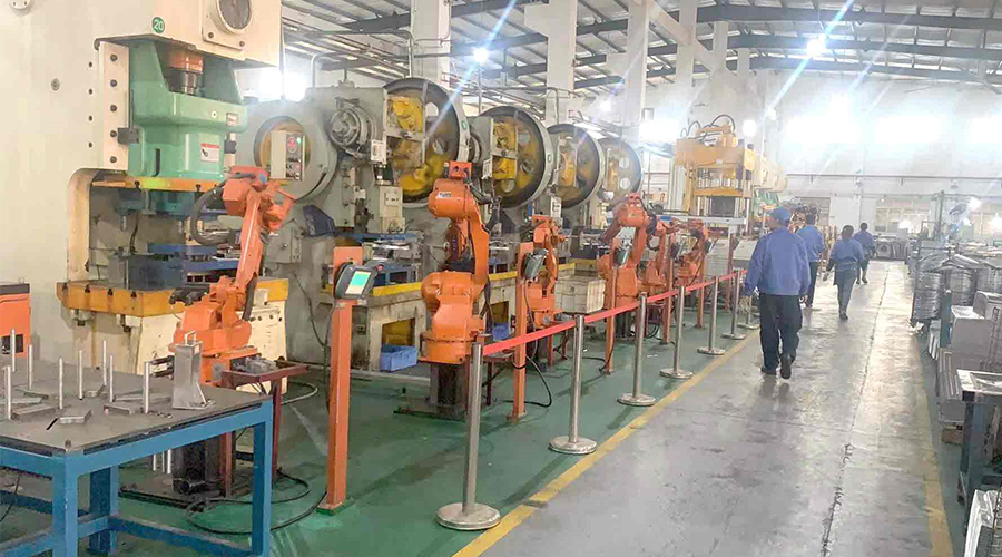 揭秘金環(huán)電器滾筒干衣機沖壓自動化生產是如何進行的？