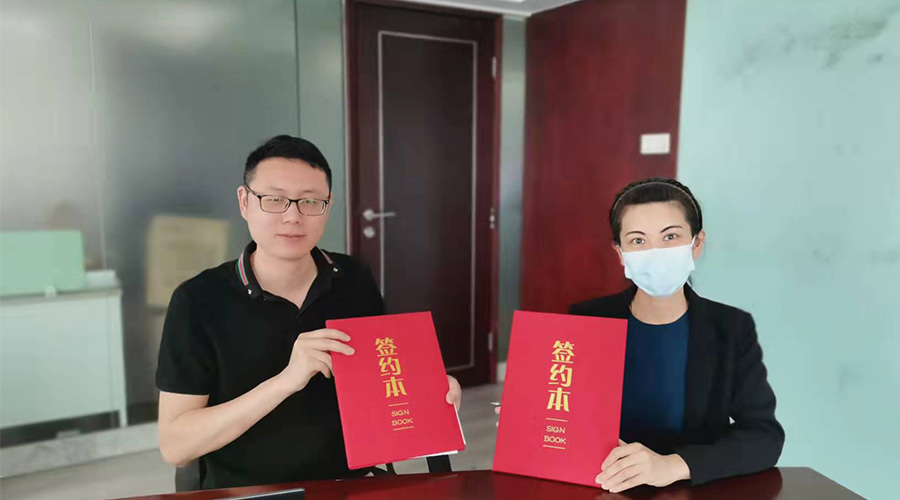 祝賀！金環(huán)電器與寧波某品牌電商客戶再次合作，簽約成功！