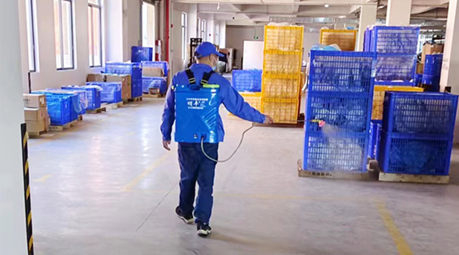 健康和安全放首位！金環(huán)電器全面開展工廠除菌工作